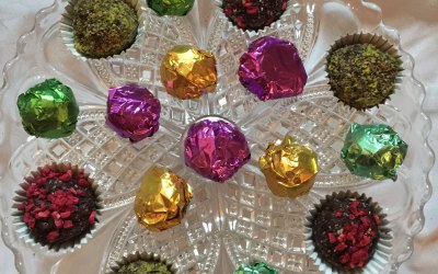 Sweet treats made from Raw Chocolates 