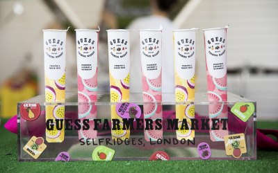 Customised Poptails for Guess event
