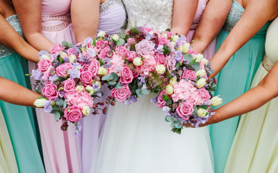 Bridal and bridesmaids bouquets 