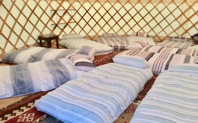 Sleepovers and slumber parties in a yurt 