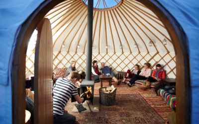 A Roundhouse Yurt Party
