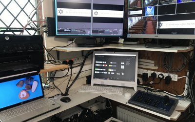 Designed & installed a complete new simulcasting live streaming setup in Mount Zion 7th Day, Croyden.