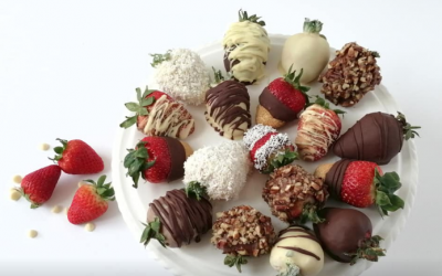 Customized chocolate covered strawberries