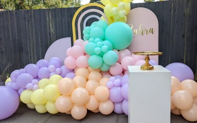 Pastel Rainbow Themed Party