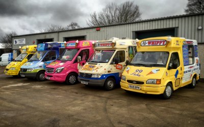 Mr Whippy Aberdeen ice cream vans