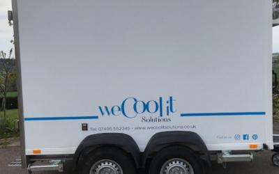 Refrigeration trailers ideal for catering or drinks. 