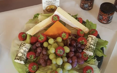 Cheese and fruit grazing buffet 