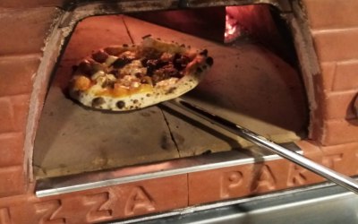 Wood fired sourdough pizza