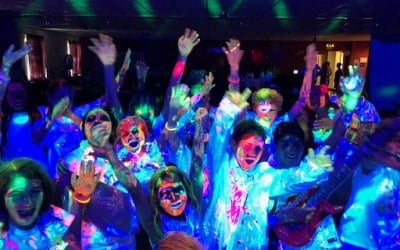 Teenage UV Glow Party