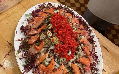 Lobster and seafood salad
