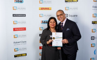 #SBS Award winner with Theo Paphitis