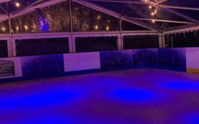Full colour wash, festoon and marquee provided by Events ML