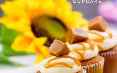 Salted Caramel Fudge Cupcakes