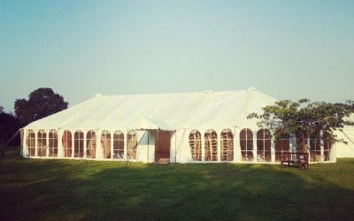 Our "OT2800 Marquee" in the sunshine