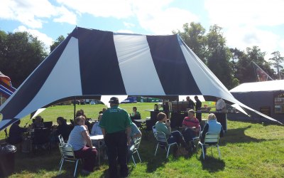 Festival coffee; marquee hire, outdoor cafe