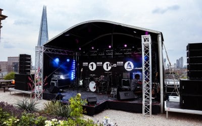 Full stage production for BBC Radio 1 & Friends
