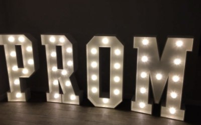 4FT PROM letters 