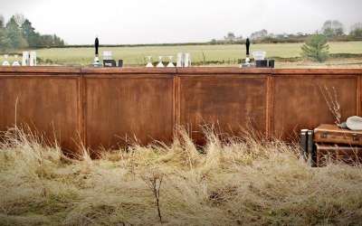 Our rustic bars are available for weddings