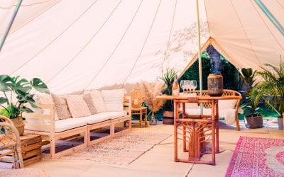 Bell Tent lounge
