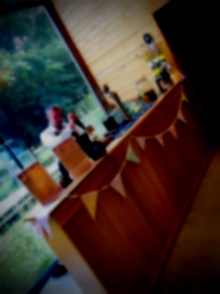 Our oak bar in action Wedding & Event Bar Hire Yorkshire