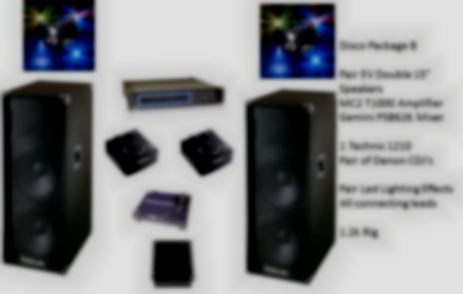 DJ Equipment Hire Package C DJ Equipment Hire Package C