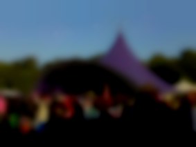 Wango's Stage and purple marquees