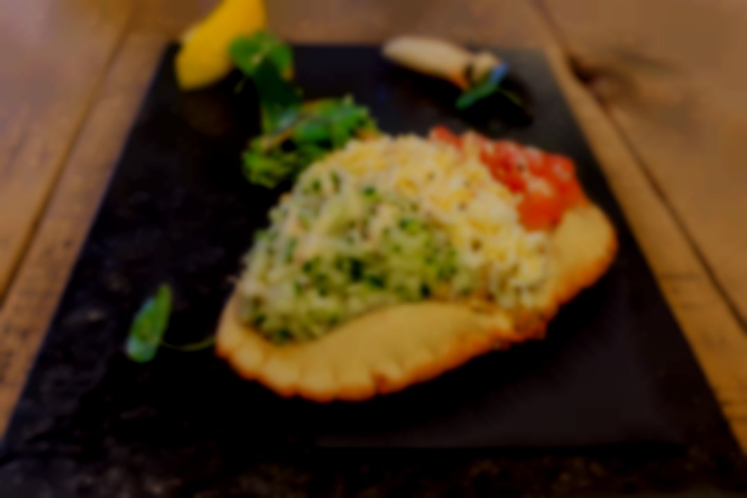 Dressed Muncaster Crab, Garden Herb Salad Fox Catering Ltd