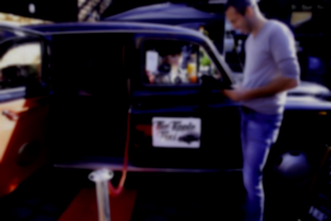 The Tipple Taxi in action A guest enjoying the menu at London Cocktail Week