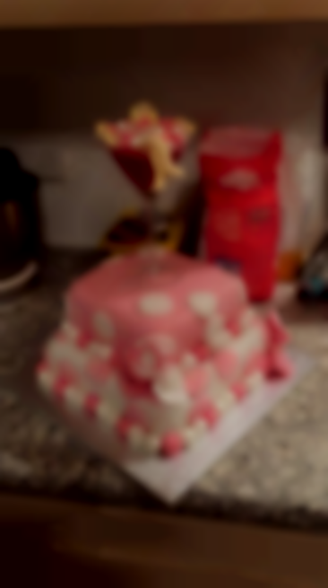 Birthday cake Leah's Outside Catering
