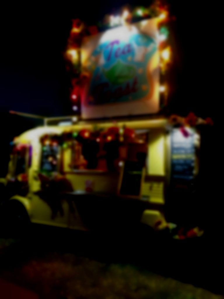 Toast Van at night