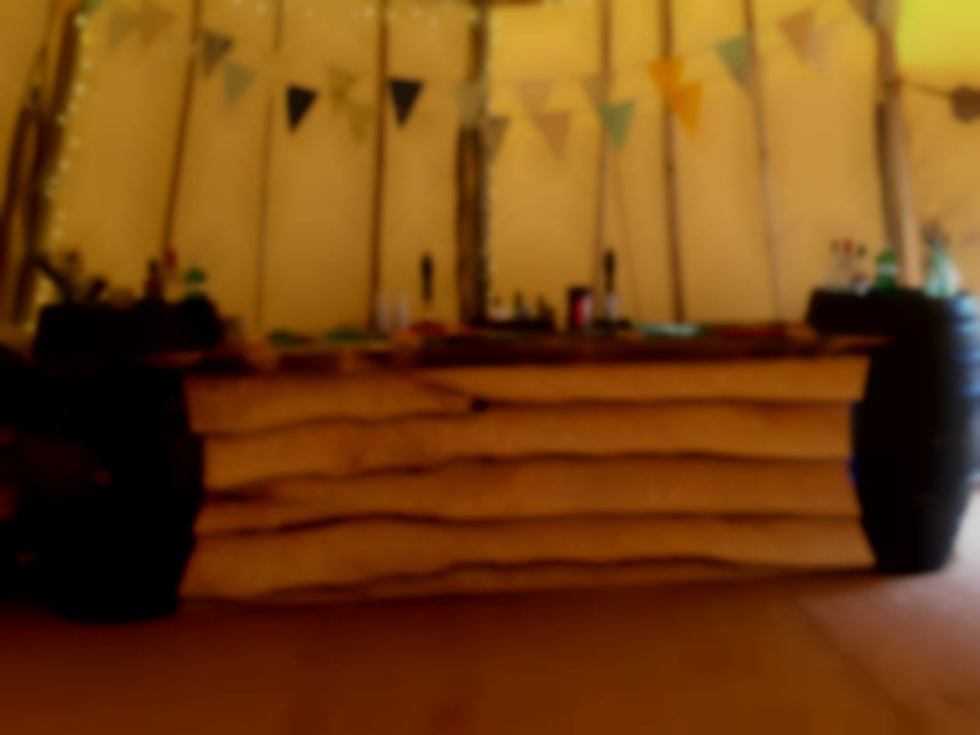 Full Range of Hand pull and draft beers available The Tipi Bar