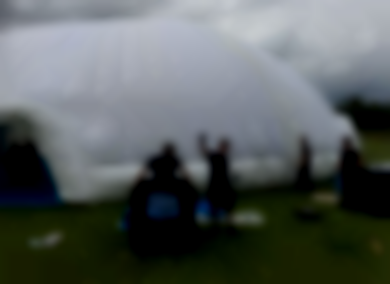 Inflatable domes