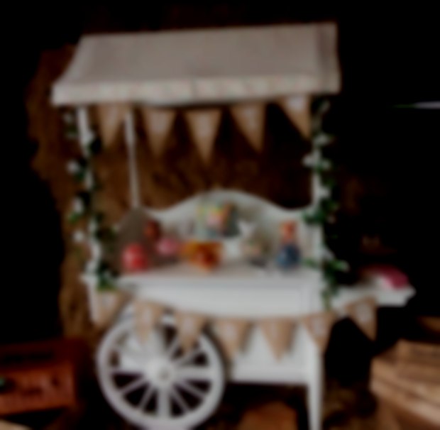 Amy's Allsorts Candy Cart Barn wedding themed cart
