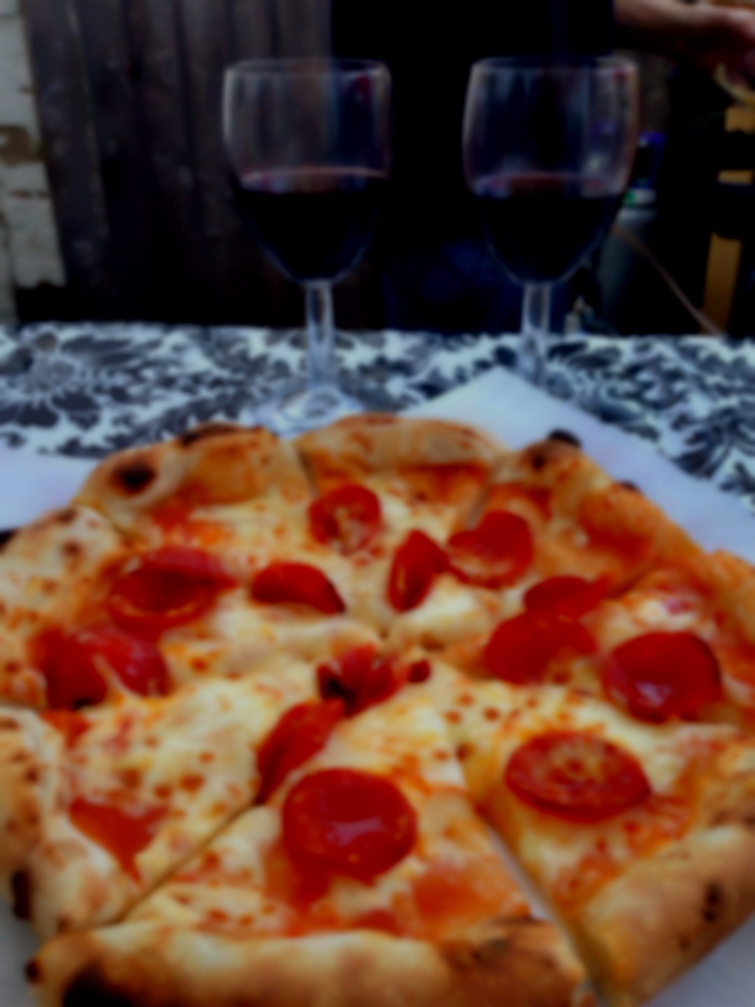 It's only a pepperoni pizza...but boy it tastes good! It's only a pepperoni pizza...but boy it tastes good!