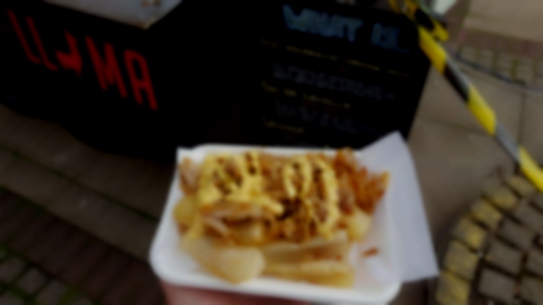 Yuca Fries with pork chicharoon The Hungry Llama