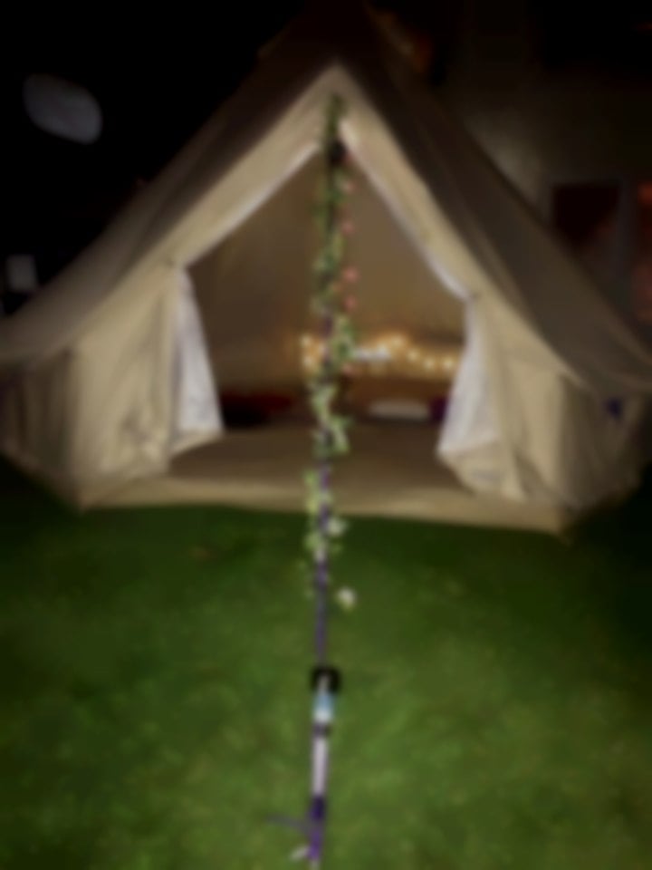 Beautiful Prom Night x Lily Bell Tents Night Time