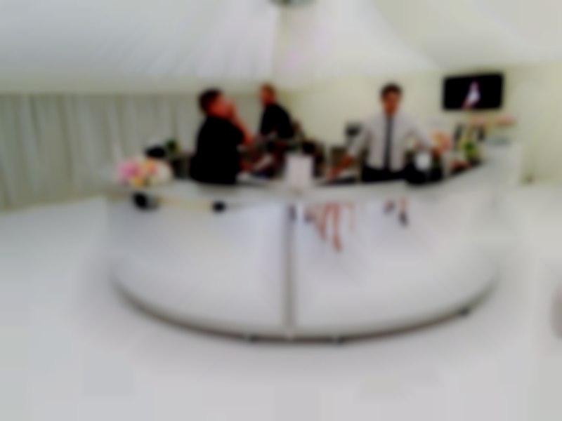 Circular wedding bar Mirror Fronted Bar