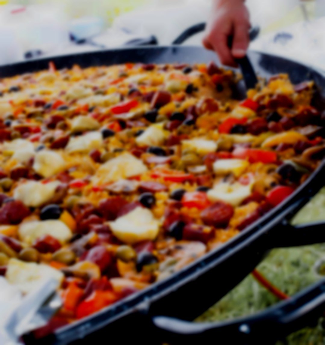 delica Paella and Tapas Catering Paella pan catering