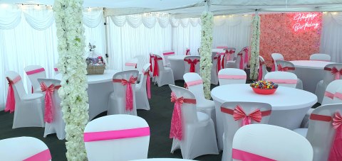 White 6m x 12m (with side lining)