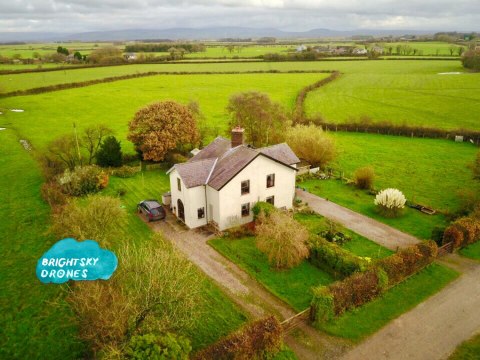 A customer's lovely house, framed for their wall
