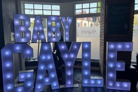 Our baby topper for surname is proving popular also letters change colour to pink or blue