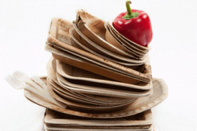 Natural Palm Leaf Plates and Bowls