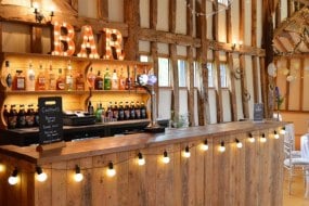 Rustic Bar at The Garden Barn