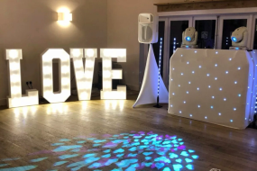 Carnations Events Hire Light Up Letters and Numbers Profile 1
