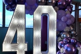 Norfolk Events Decor Hire Light Up Letters and Numbers Profile 1