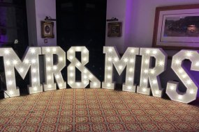 Imosha Events & Videography Hire Light Up Letters and Numbers Profile 1