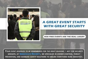 Immaculate & Co. Ltd Hire Event Security Profile 1