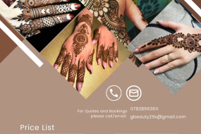 G Beauty Henna Artist Hire Profile 1