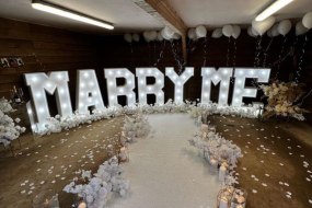 Centre of Attention LDN Hire Light Up Letters and Numbers Profile 1
