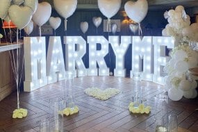 HasomCreations Hire Light Up Letters and Numbers Profile 1
